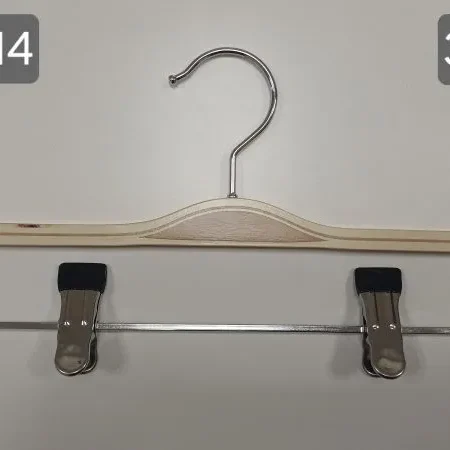 Percha De Madera Premium Para Pantalon/Pollera