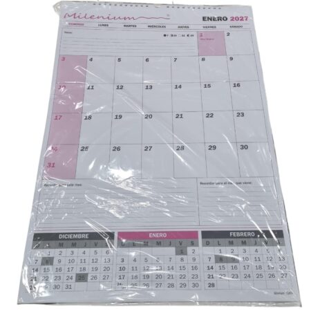 Calendario Milenium Cal04 2027 36X55