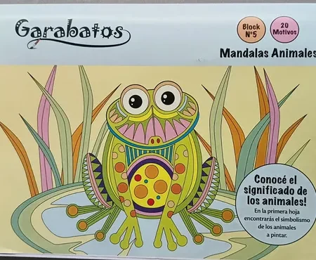 Block de Dibujo Garabatos Nº5 Mandalas Animales
