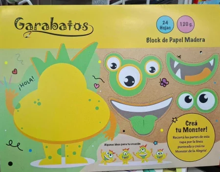 Block de Dibujo Garabatos Nº5 Madera