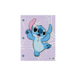 Carpeta Mooving Escolar C/ Cordon Dos Tapas Nº3 STITCH LILA