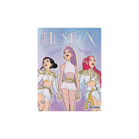 Carpeta Mooving Escolar C/ Cordon Dos Tapas Nº3 K-POP LILA